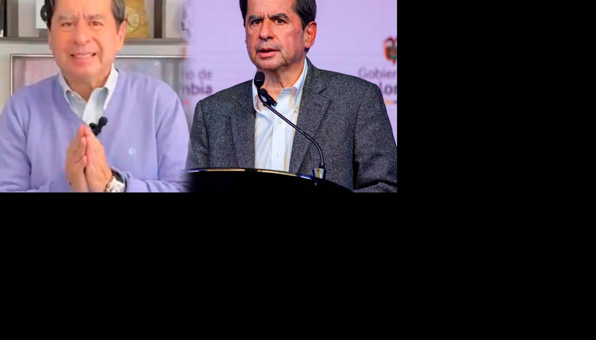 Imágenes de Juan Fernando Cristo cuando rechazaba Constituyente y ahora cuando la apoya.