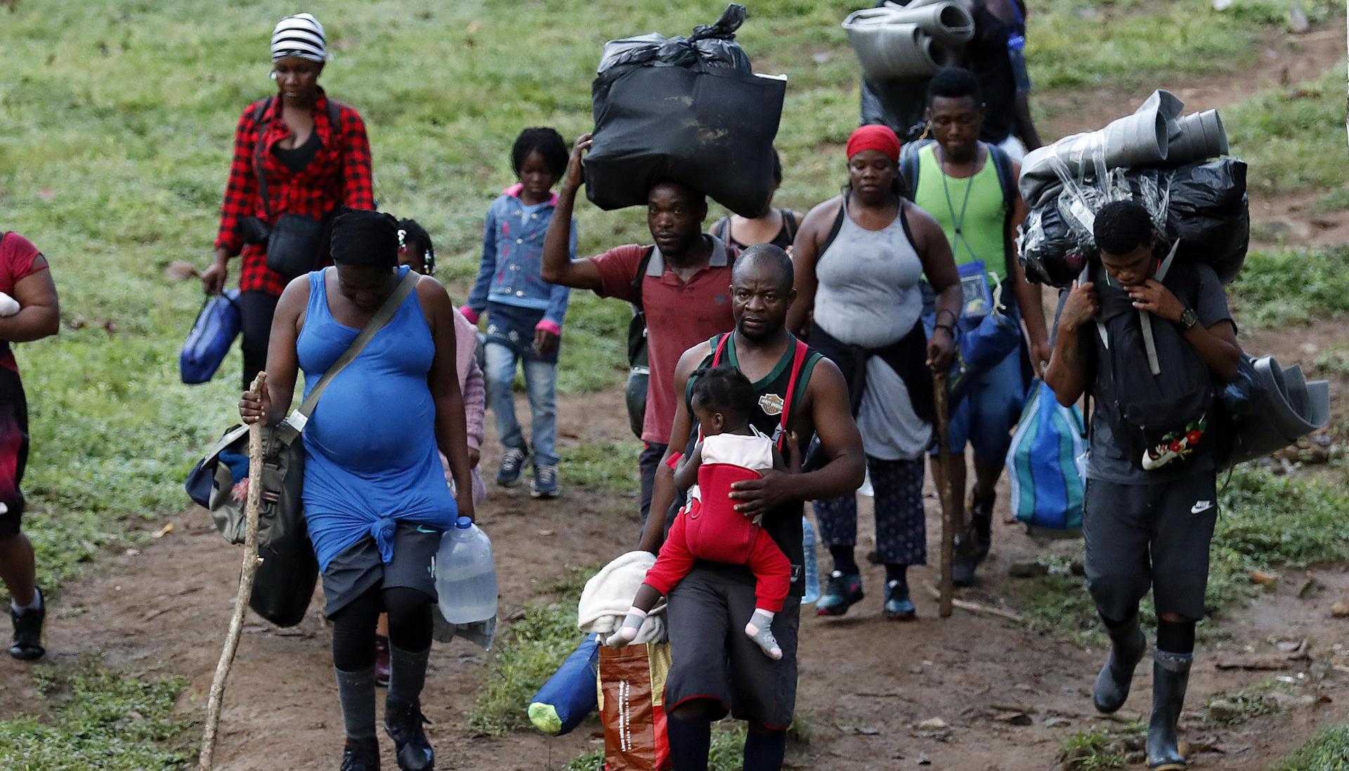 Migrantes en busca de una mejor vida.