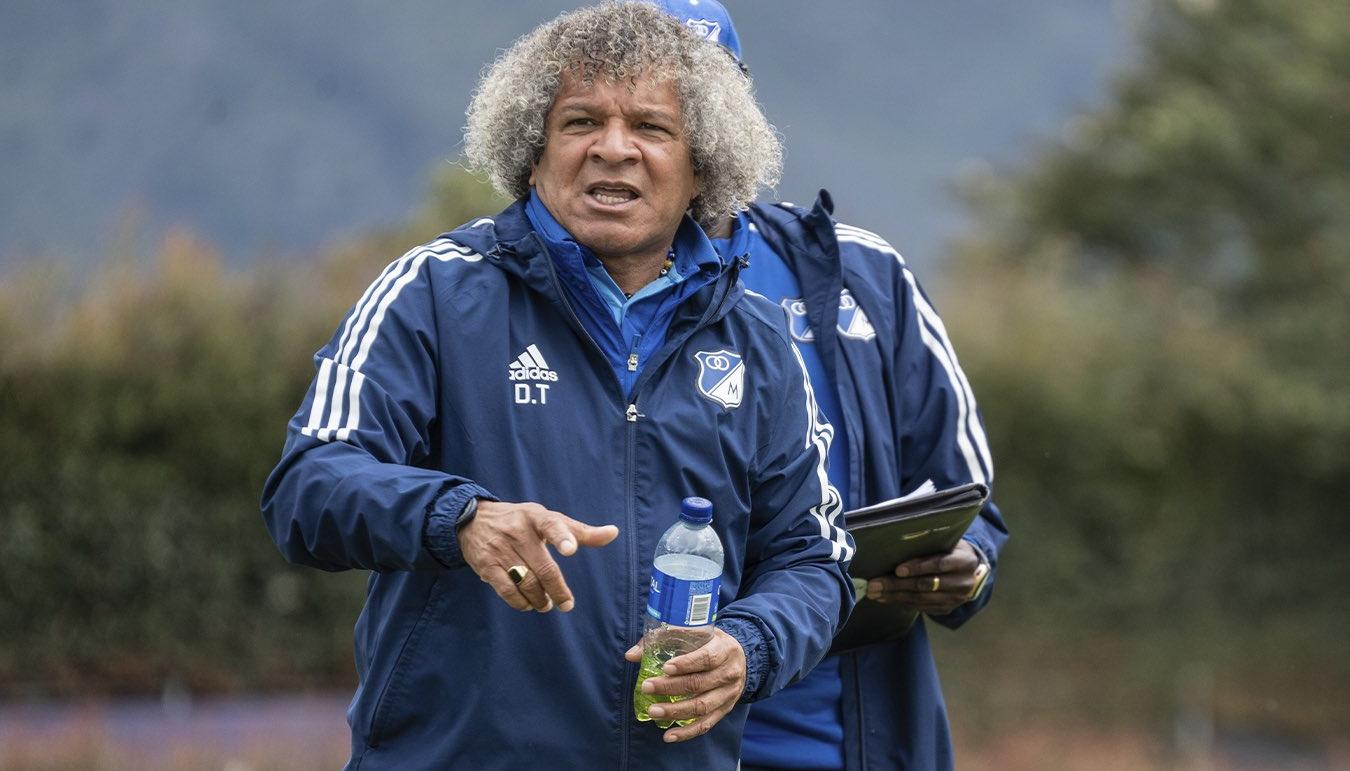 Alberto Gamero, director técnico de Millonarios. 