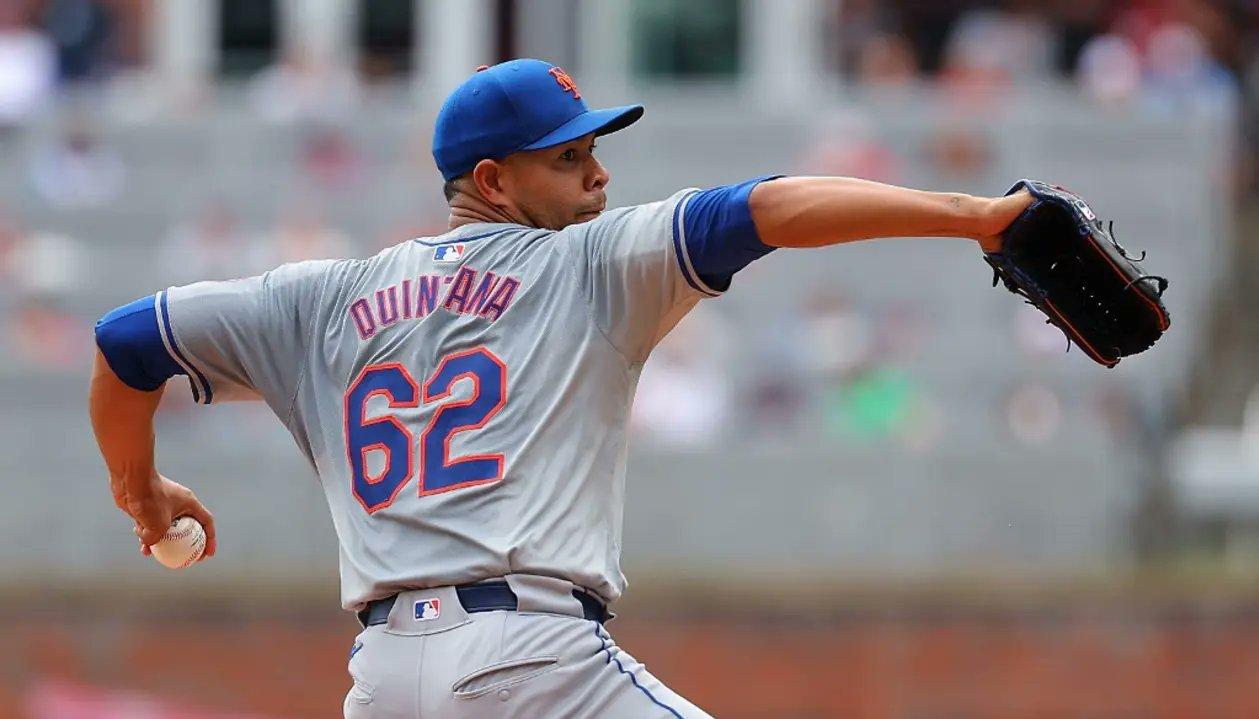 José Quintana quedó con marca de cuatro ganados y seis perdidos.