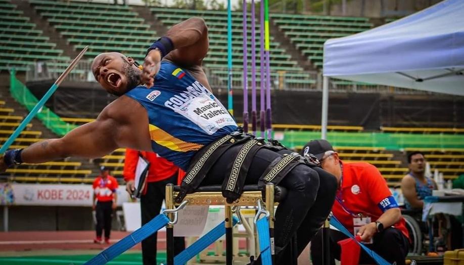 Mauricio Valencia, paraatleta adscrito al club Fortaleza de Cajicá,