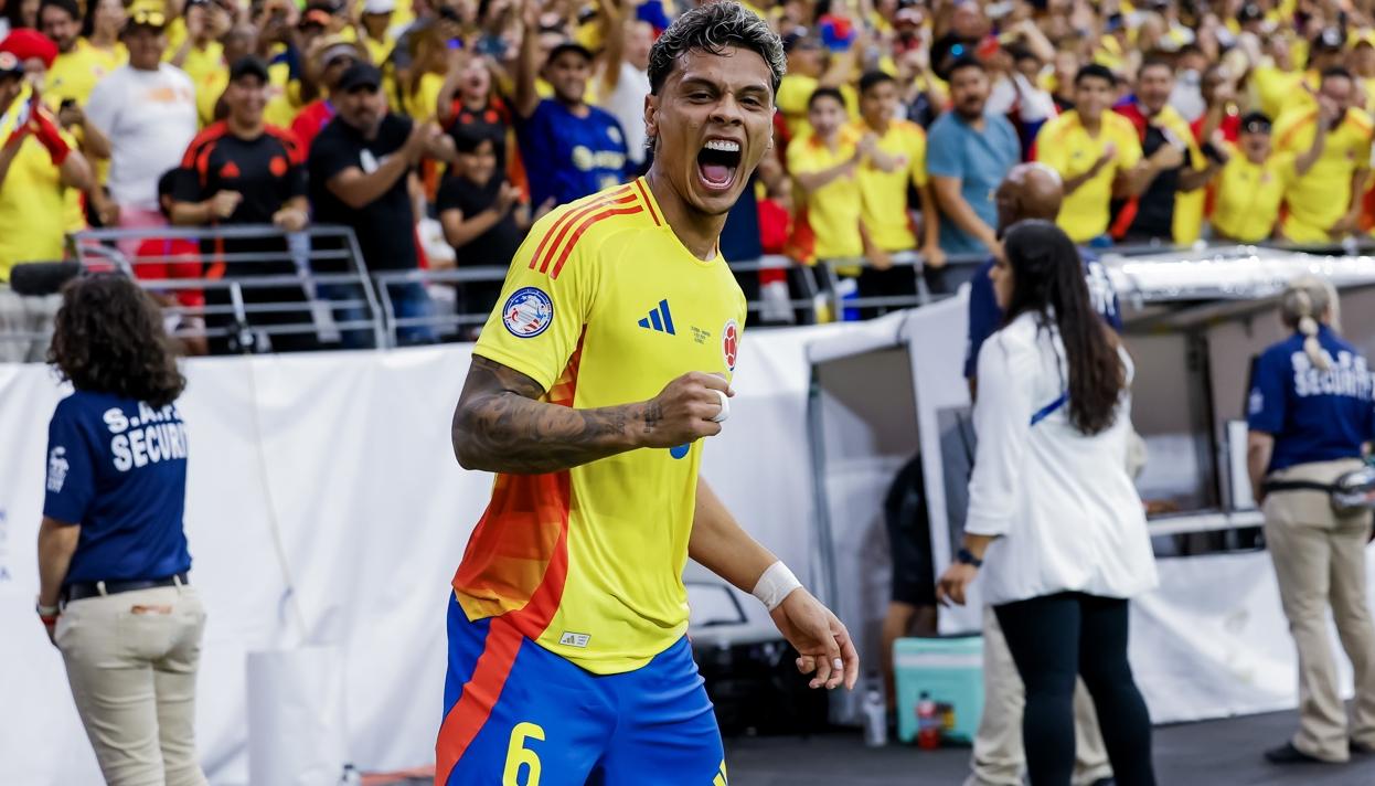 Richard Ríos ha sido una de las figuras de la Selección Colombia en la Copa América.
