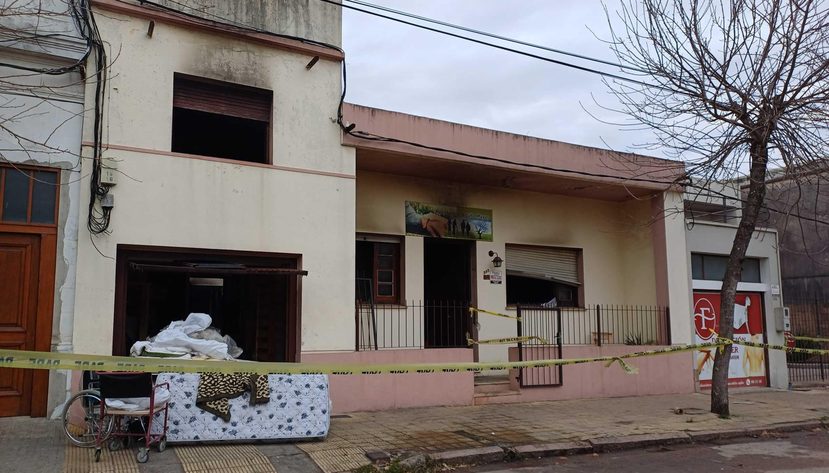 Lugar del incendio.