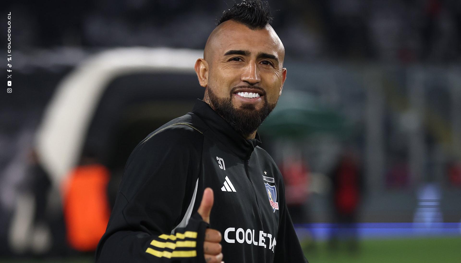 Arturo Vidal llegó a reforzar a Colo Colo para la Copa Libertadores. 