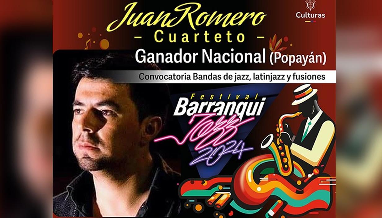 Juan Romero Cuarteto se presentará el sábado 14 de septiembre. 