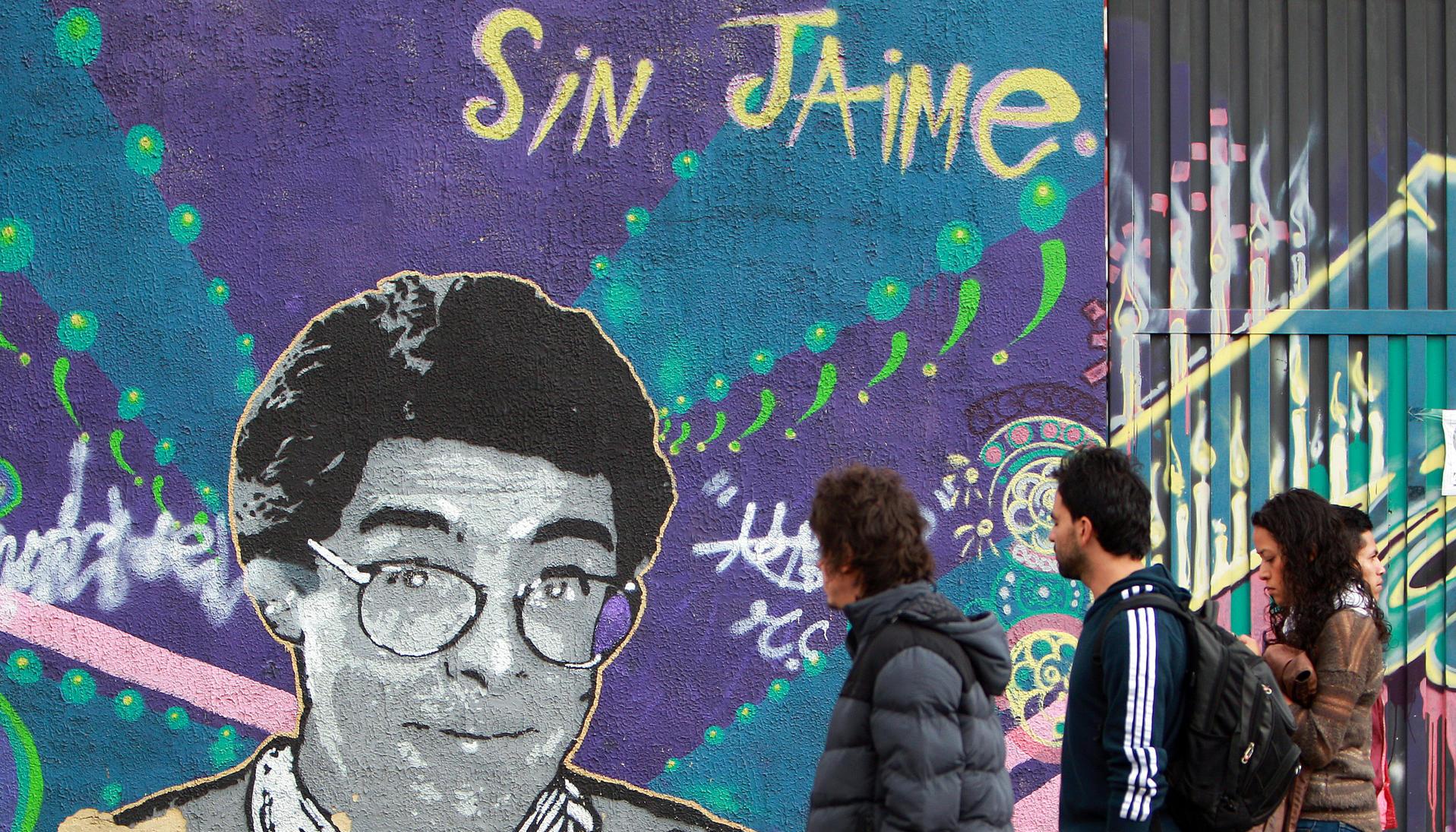 Mural de Jaime Garzón.