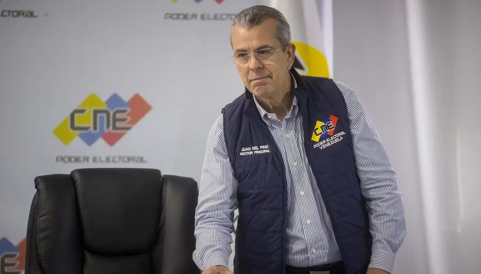 El rector principal del Consejo Nacional Electoral de Venezuela, Juan Carlos Delpino.