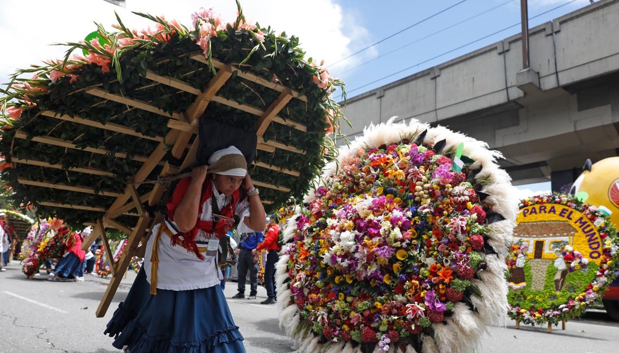 Desfile de Silleteros de la Feria de las Flores.