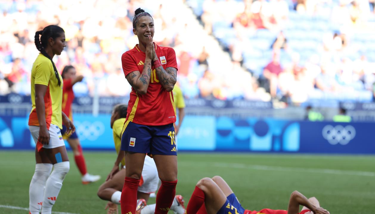 Jennifer Hermoso le cambió la cara a las españolas.