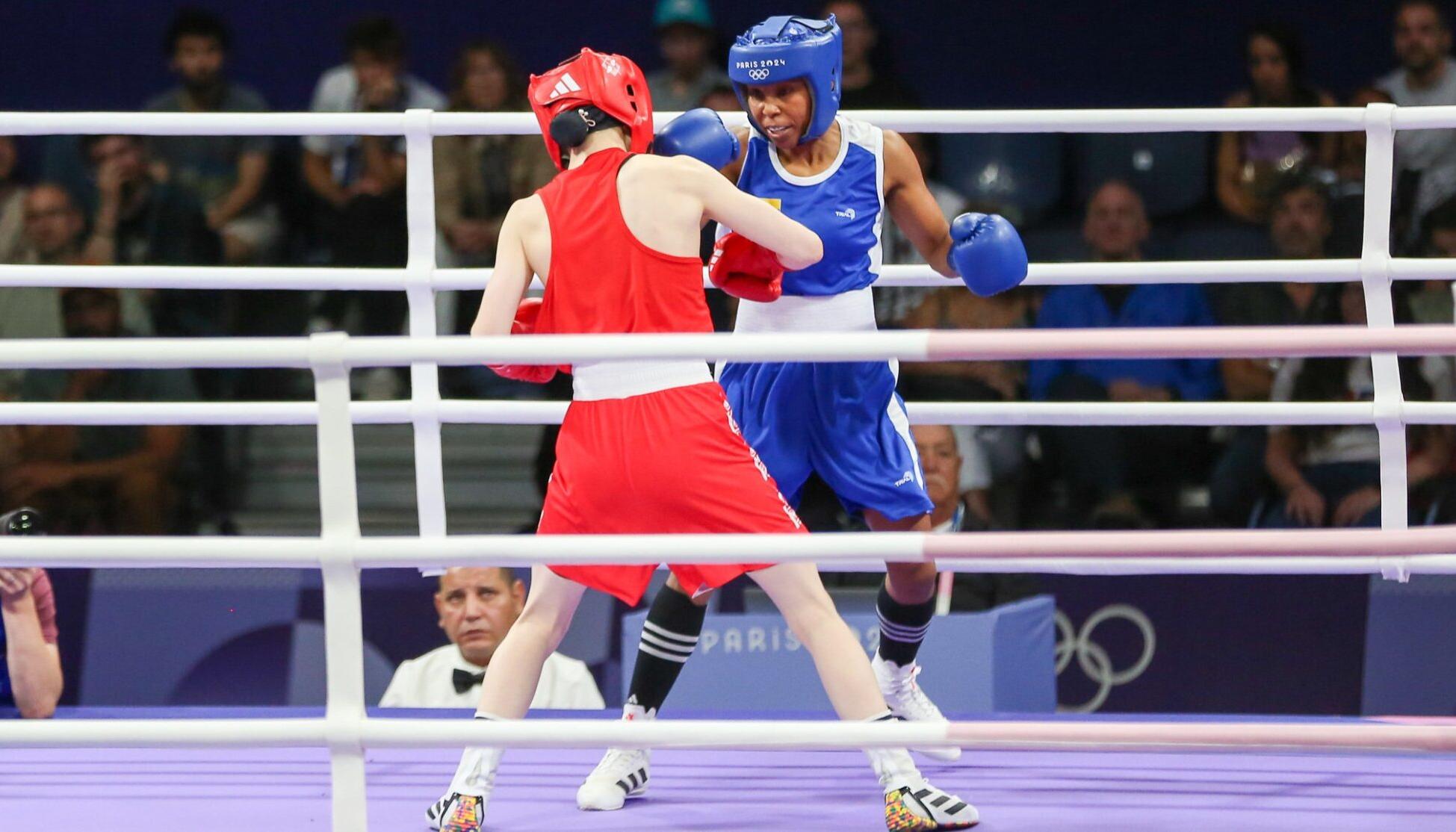 La boxeadora colombiana Ingrit Valencia.