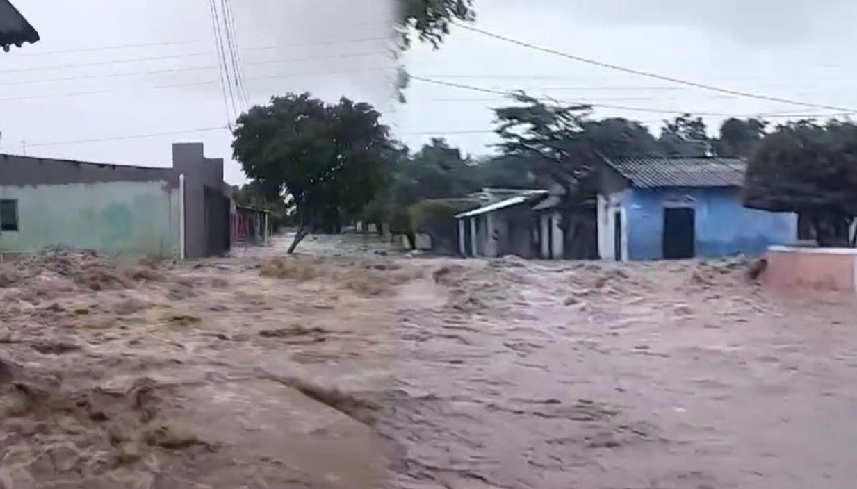 Inundaciones en el municipio de Plato. 