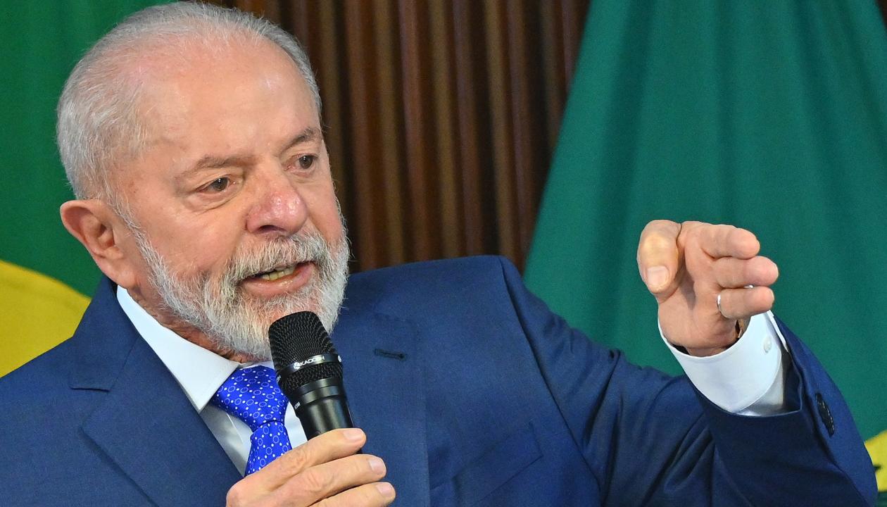 Luiz Inácio Lula da Silva, presidente de Brasil.