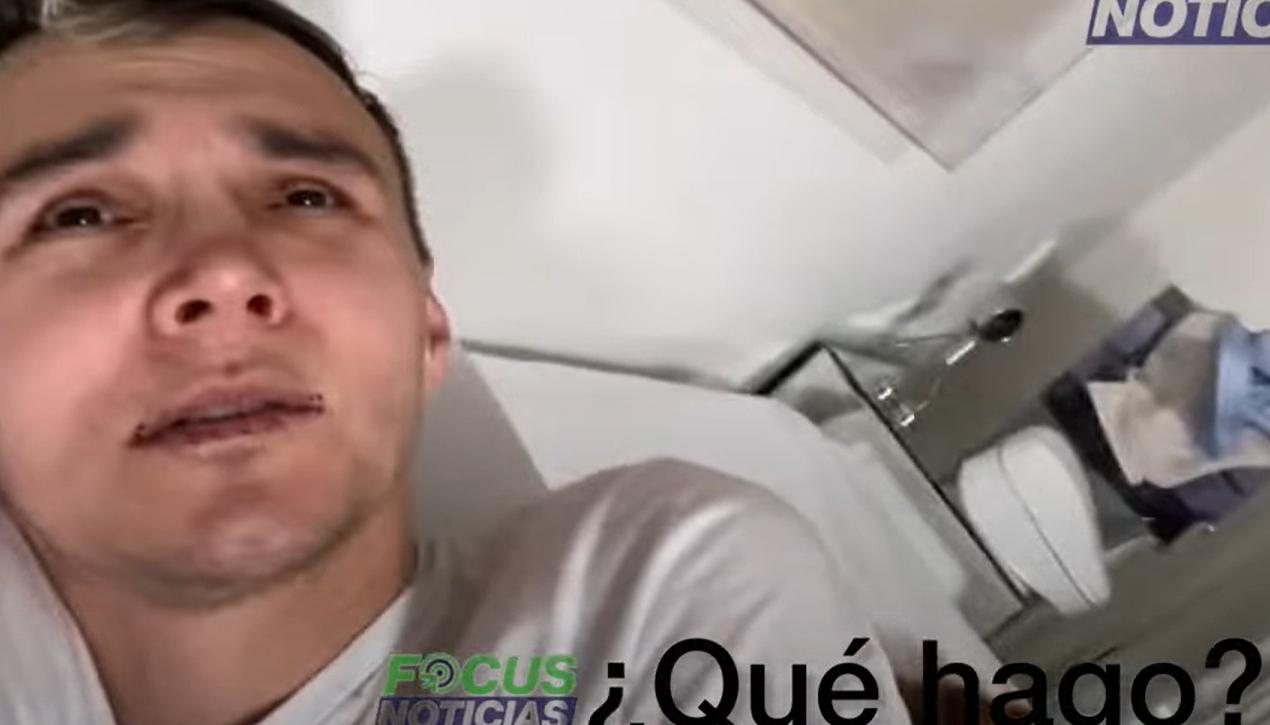 Mauricio Leal en el video antes de morir.