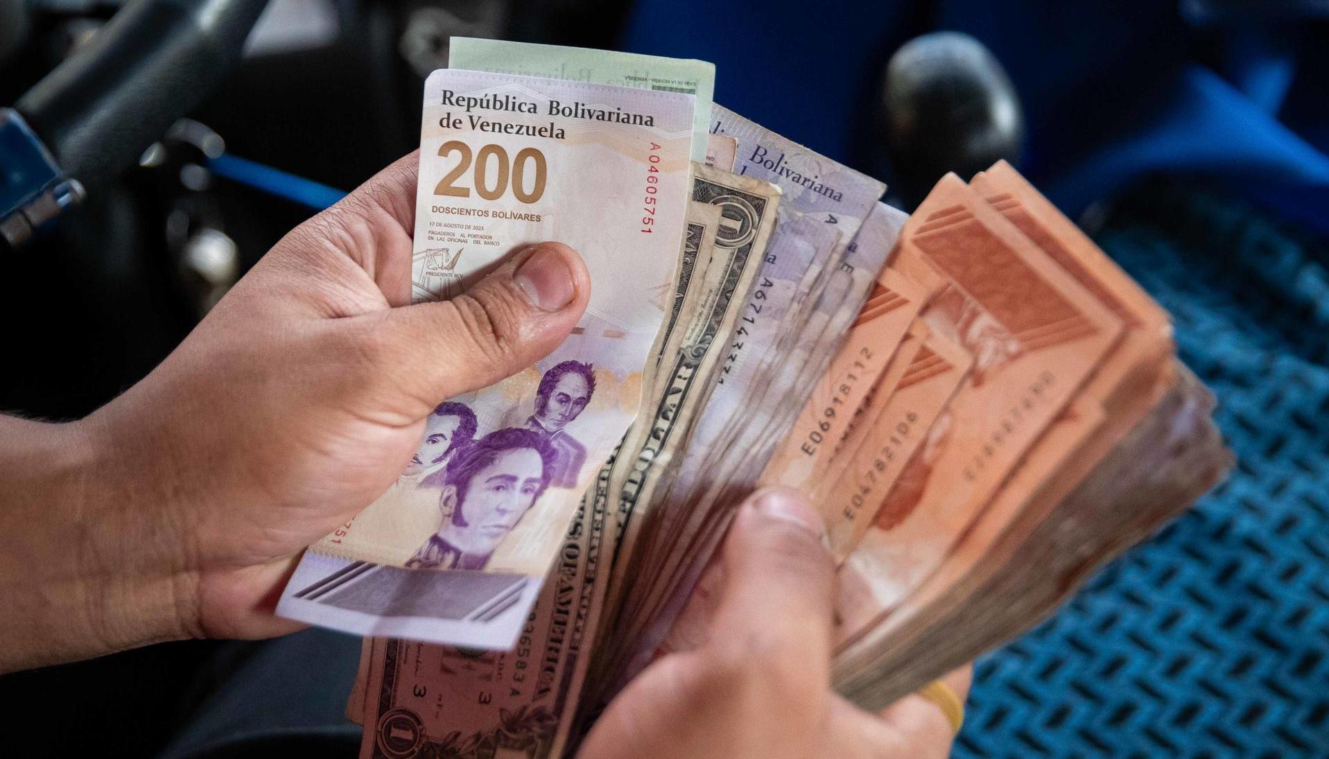 Los nuevos billetes que circulan en Venezuela. 