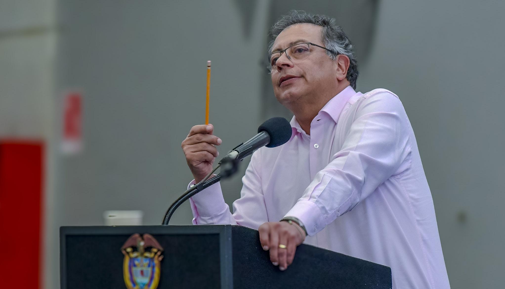 El Presidente Gustavo Petro.