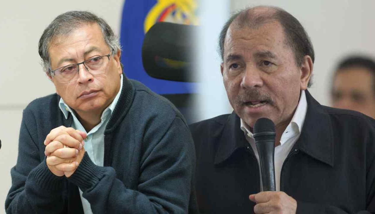 El Presidente Gustavo Petro y Daniel Ortega.