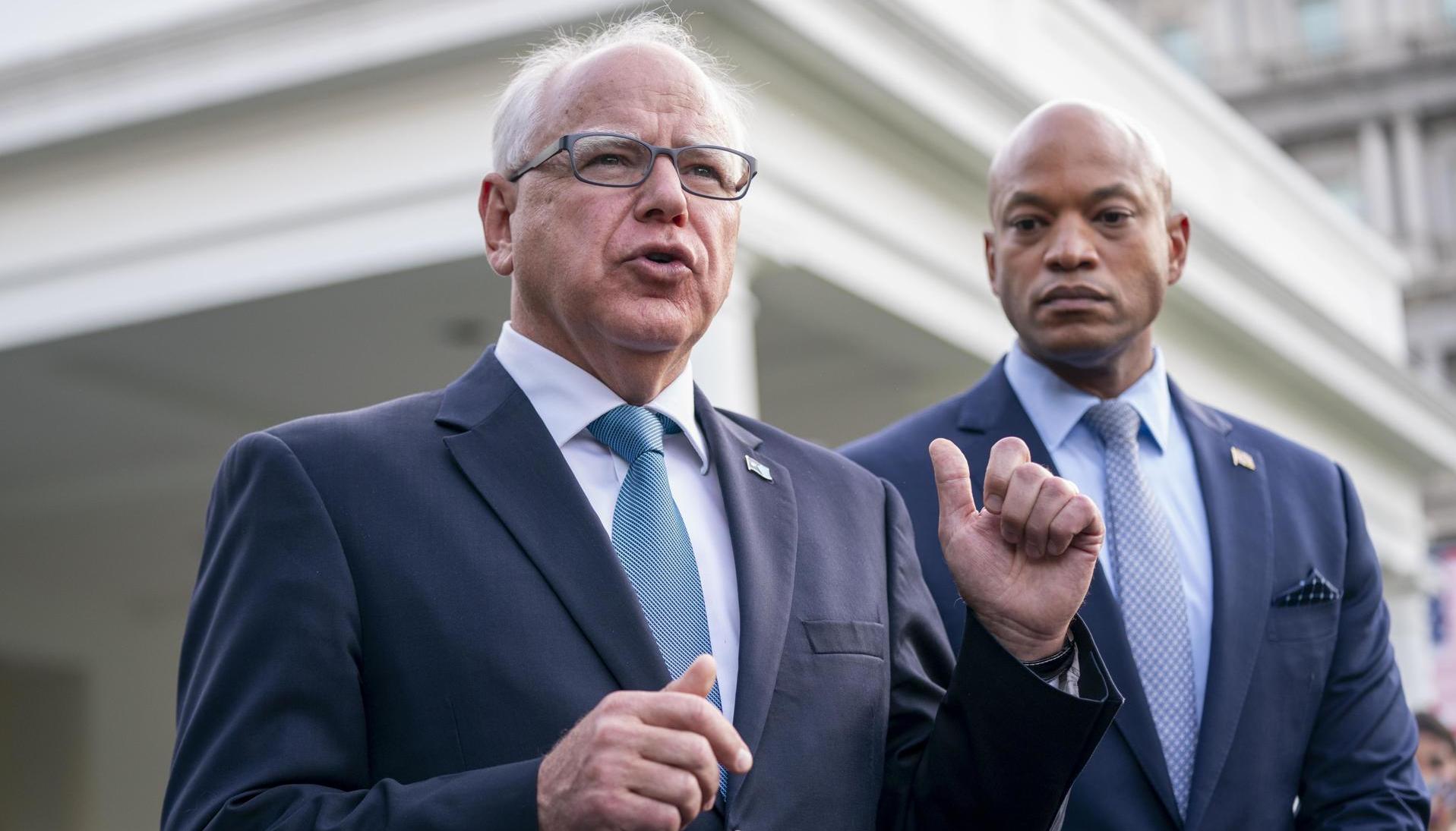 Tim Walz, fórmula vicepresidencial de Kamala Harris.