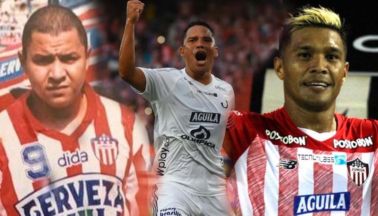 Iván René Valenciano, Carlos Bacca y Teófilo Gutiérrez.