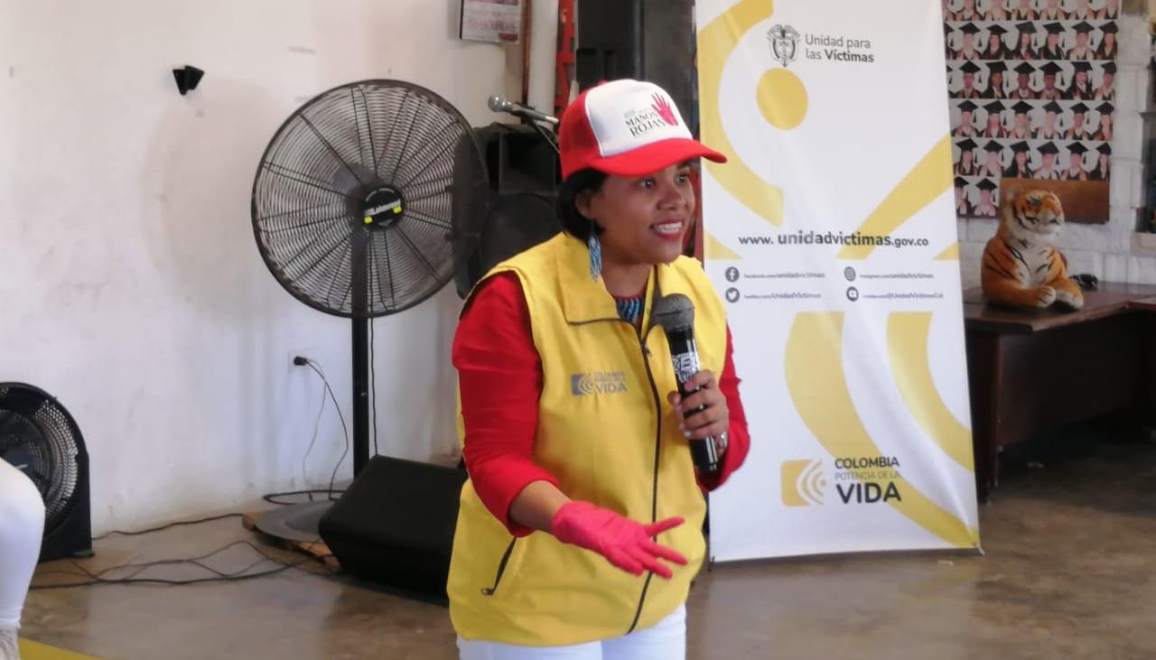 Yesenia Pérez, directora territorial de la Unidad para las Víctimas.