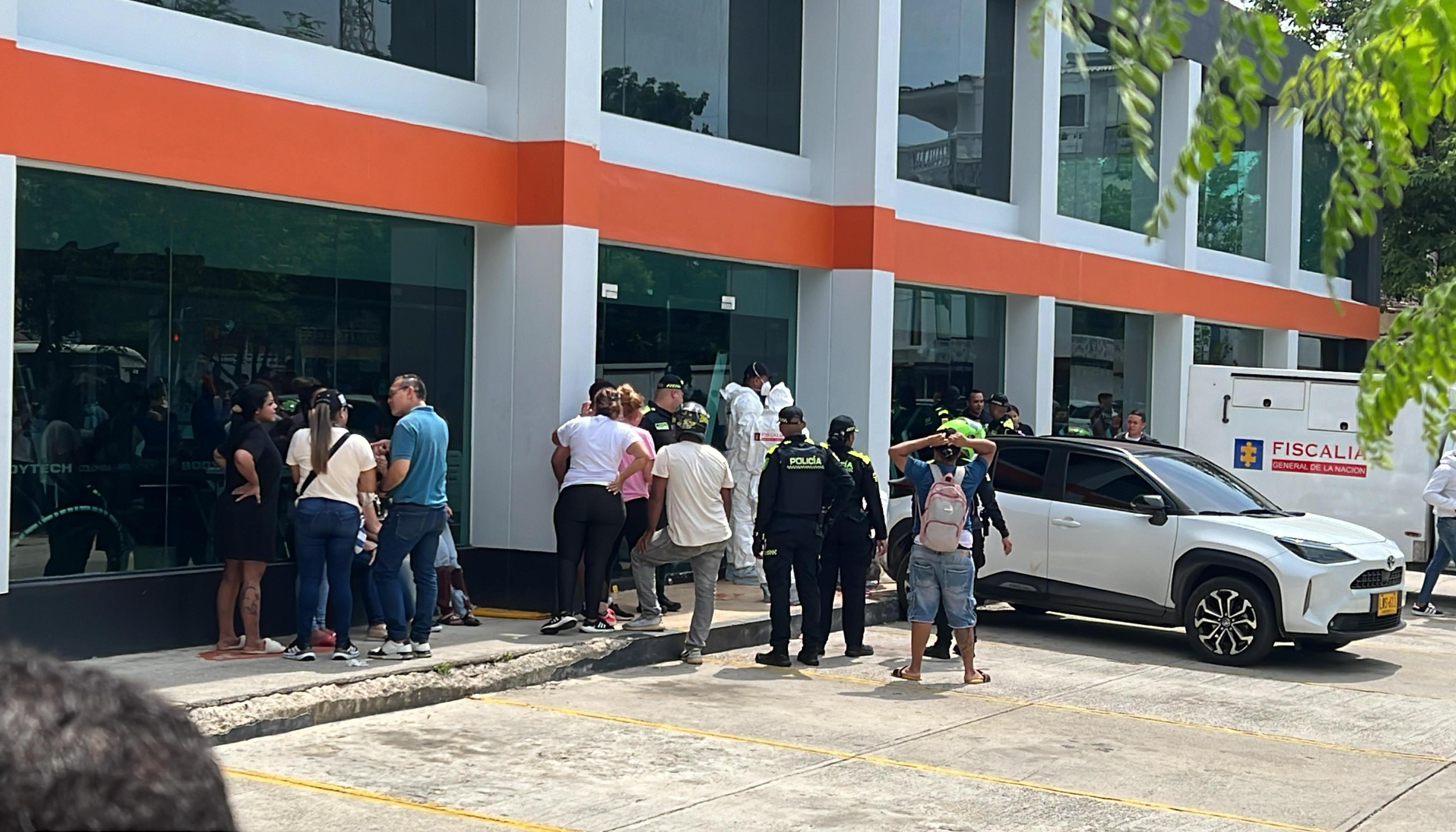 Ocurrió en la carrera 43 con calle 61. 