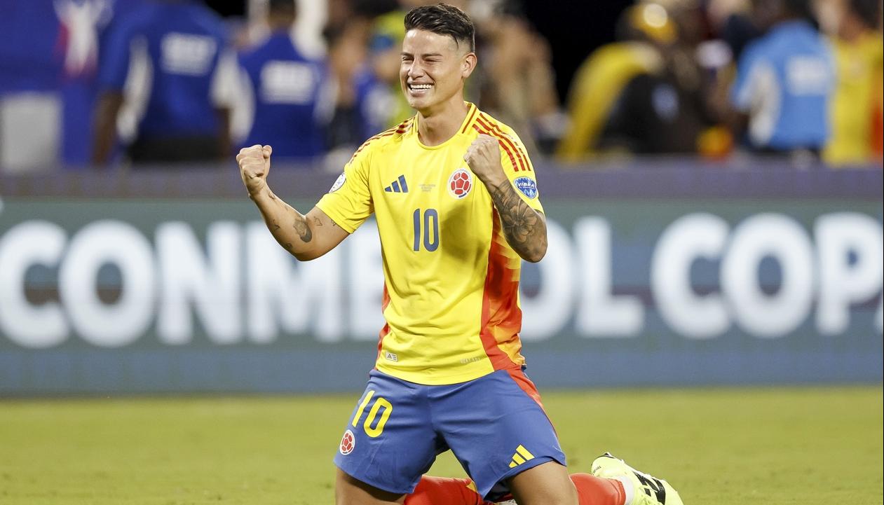 James Rodríguez fue escogido como el mejor jugador de la pasada Copa América.