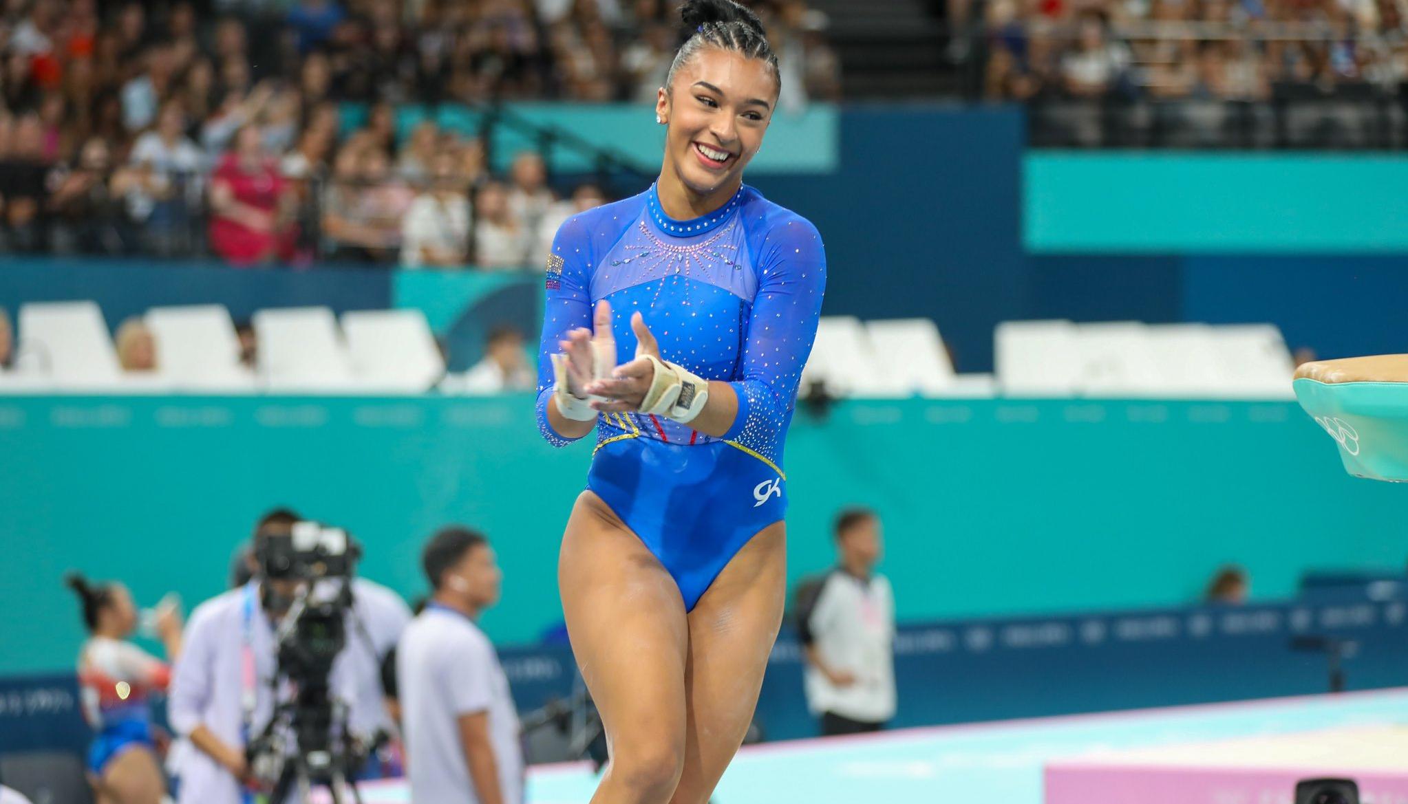 La colombiana Luisa Blanco terminó en el puesto 23 en la final de la gimnasia artística. 