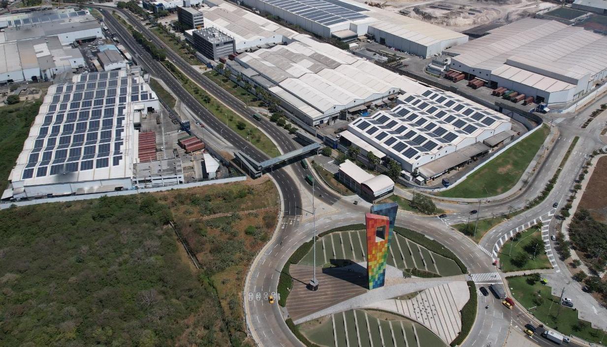 Planta de Tecnoglass en Barranquilla.