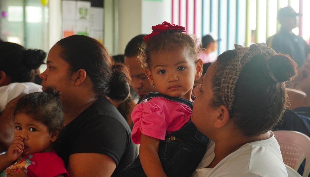 El programa beneficia a niños y niñas de la ciudad. 