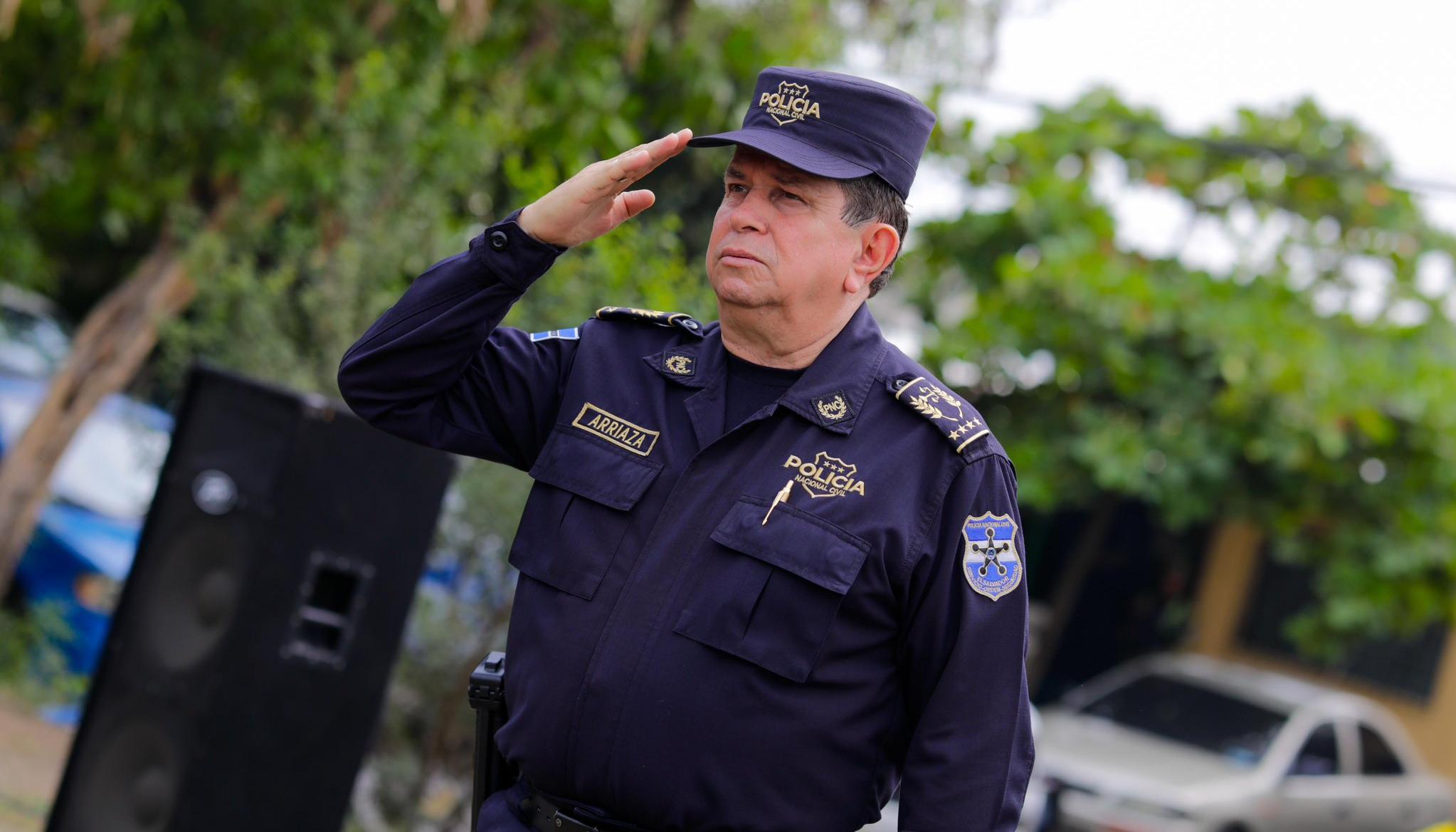 Director general de la Policía Nacional Civil de El Salvador (PNC), Mauricio Arriaza Chicas.