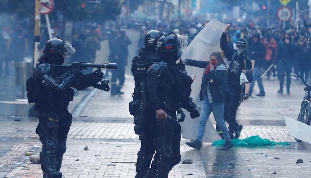 Protesta social en Colombia. 