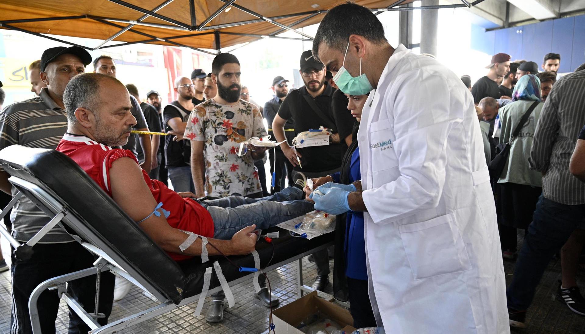 Los hospitales en Líbano están colapsados. 