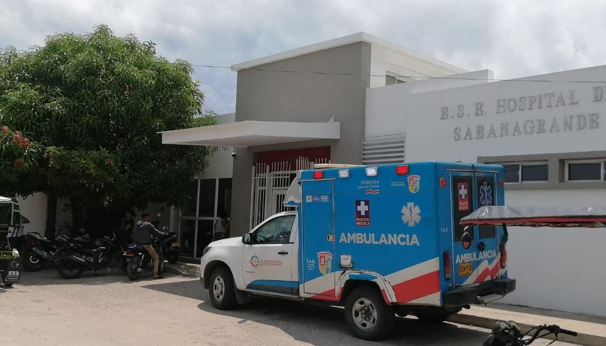 Los dos adolescentes fueron llevados al Hospital de Sabanagrande. 