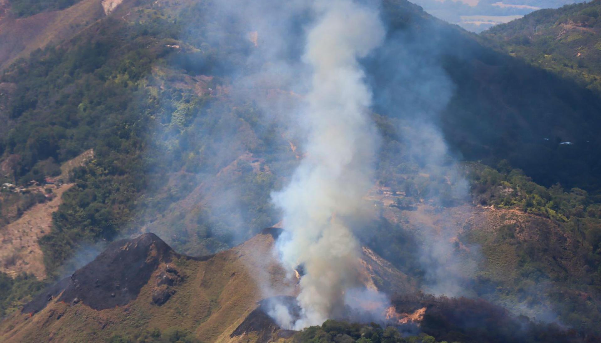 Incendio forestal.