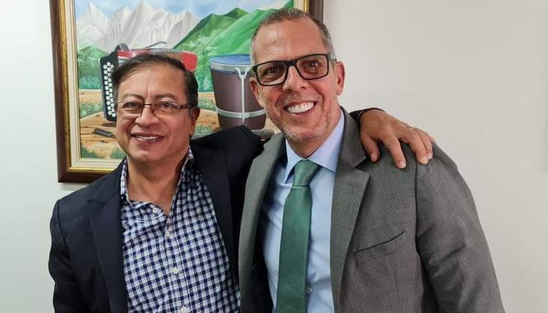 Gustavo Petro y Alfredo Saade.