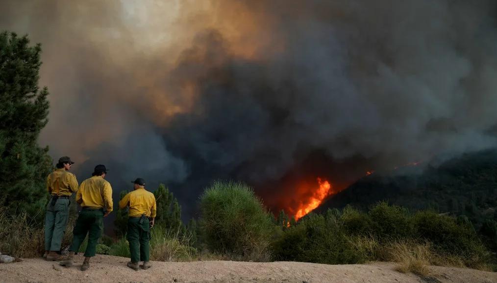 Imagen del incendio.