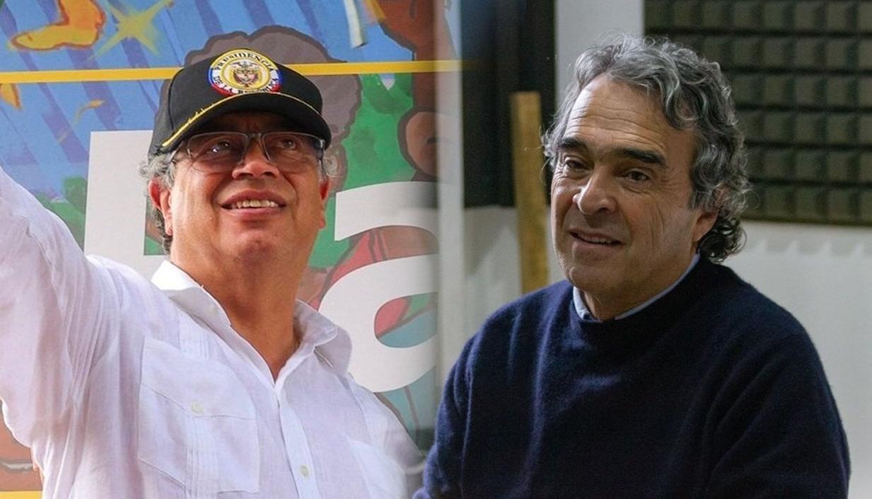 Gustavo Petro, Presidente de Colombia, y Sergio Fajardo, excandidato presidencial.