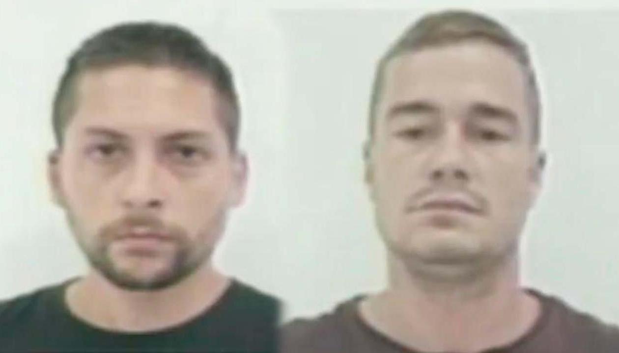 Andrés Martínez Adasne y José María Basoa, los capturados.