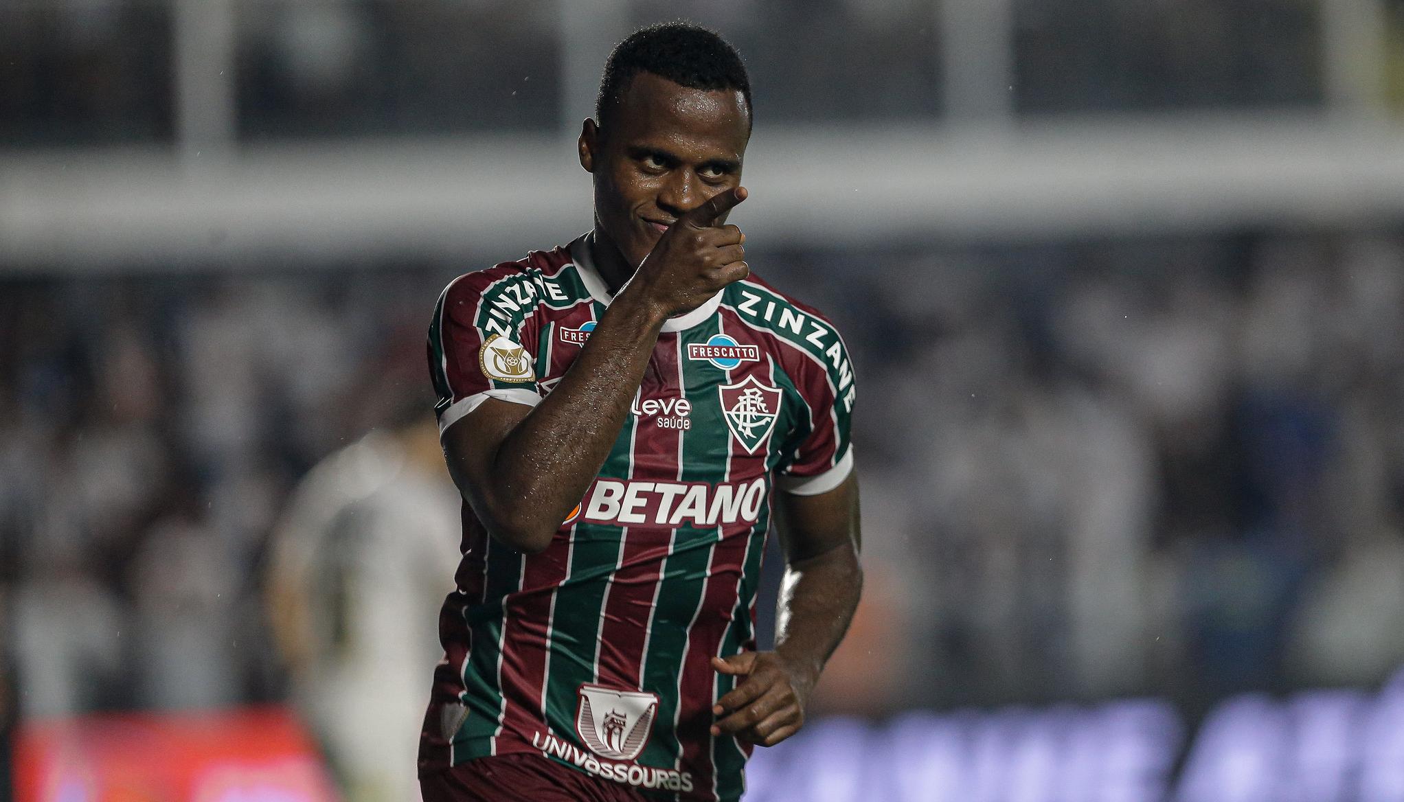 Jhon Arias juega desde 2021 en el Fluminense de Brasil. 