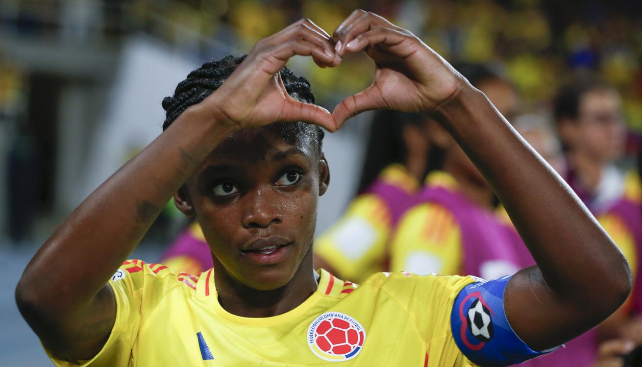 Linda Caicedo, delantera y capitana de la Selección Colombia.