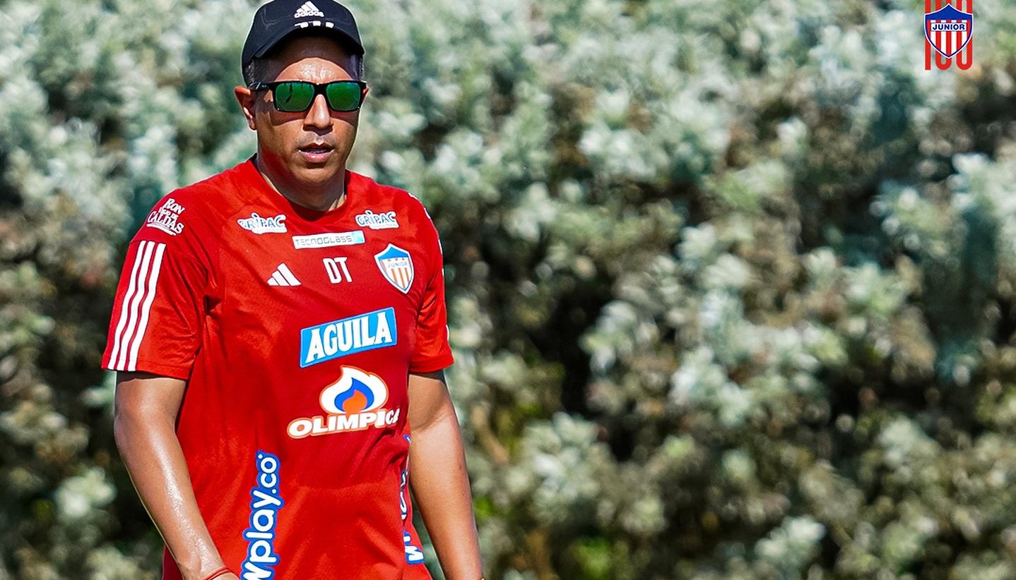 César Farias dirigirá su primer partido como técnico del Junior.