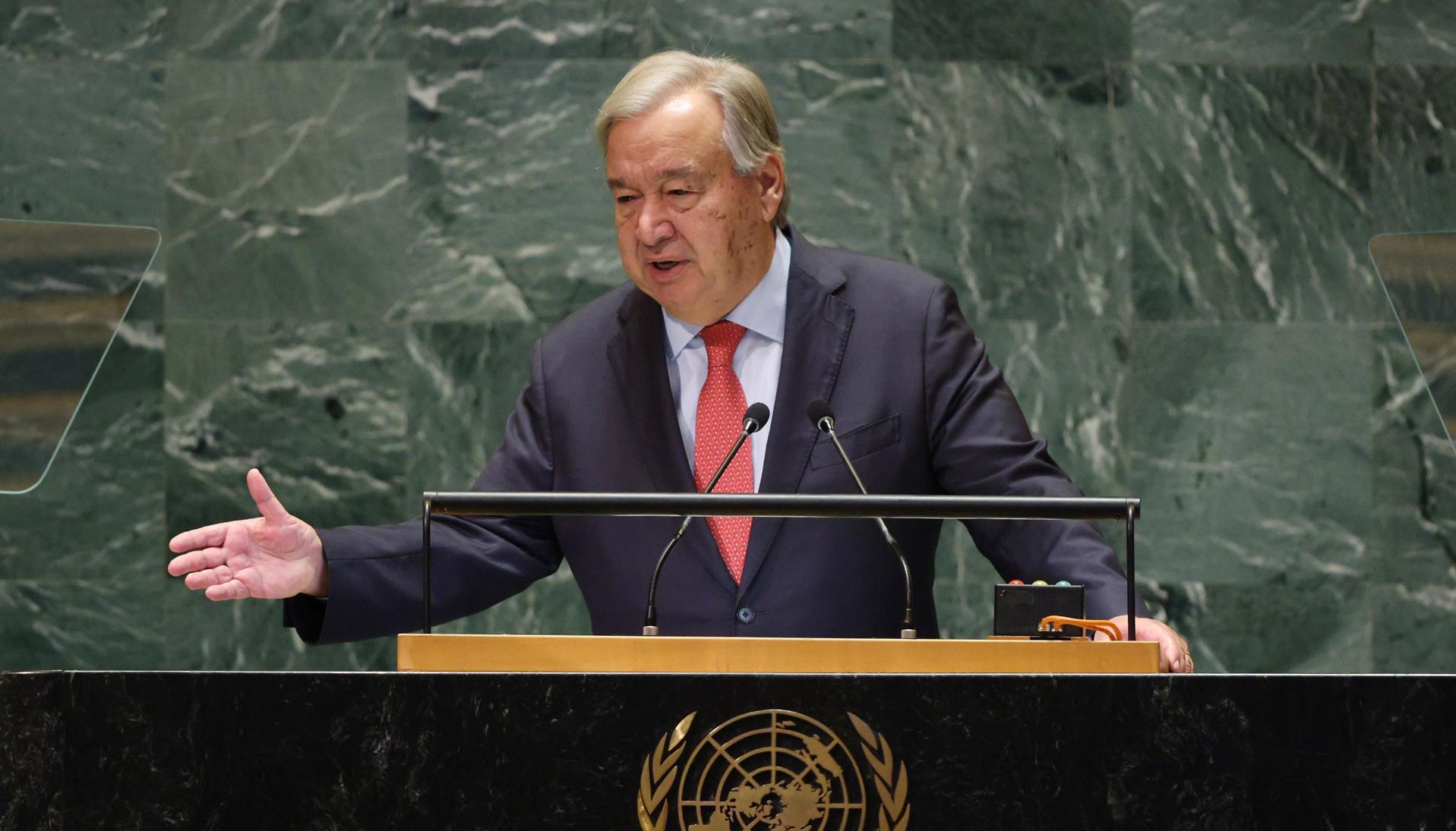 António Guterres, Secretario General de las Naciones Unidas (ONU).