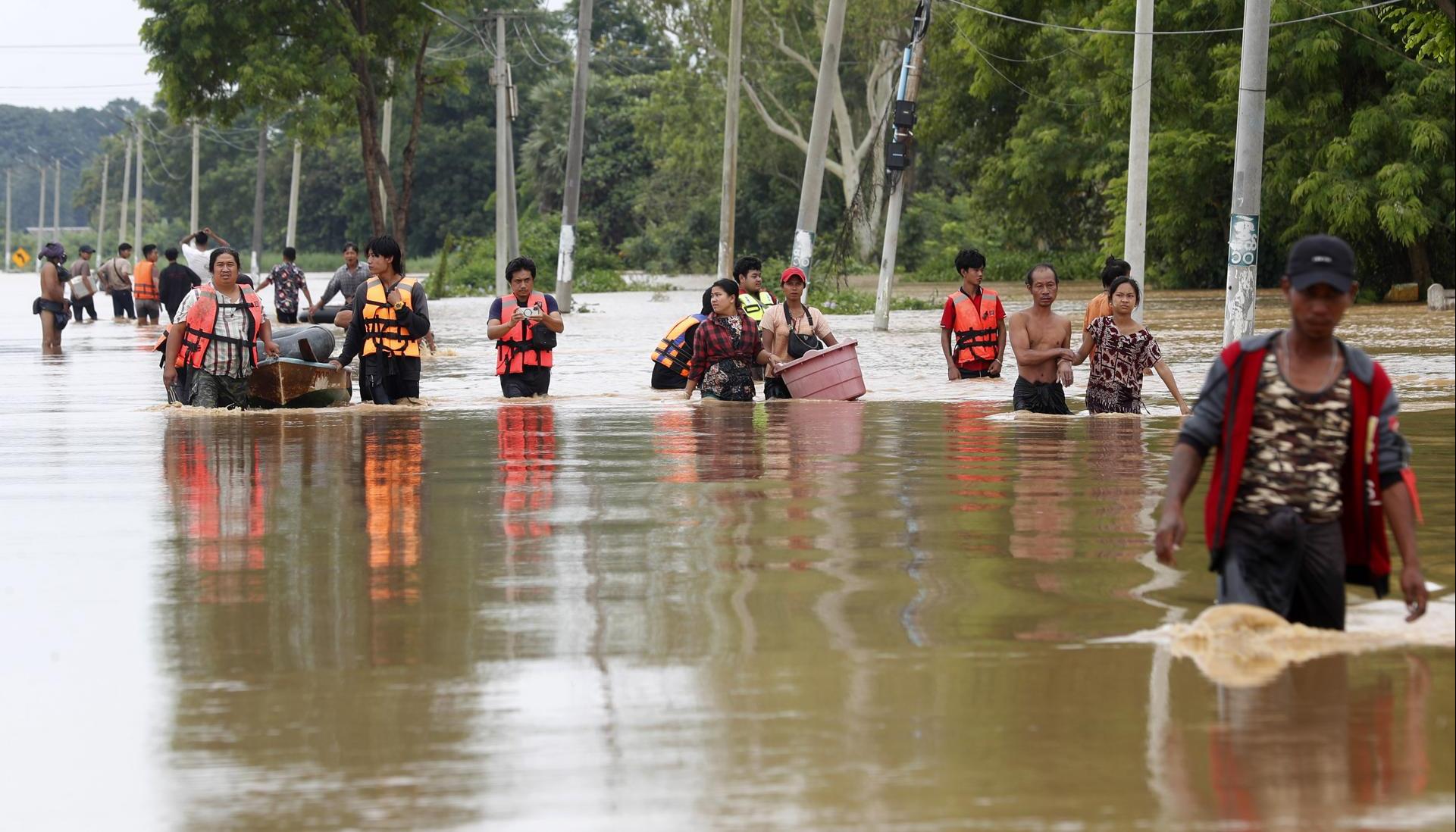 Las inundaciones.