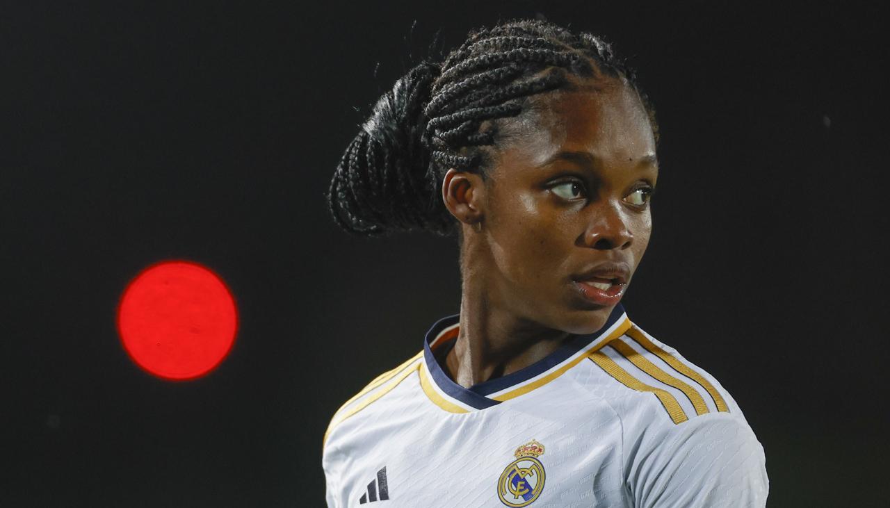 Linda Caicedo, delantera colombiana del Real Madrid. 