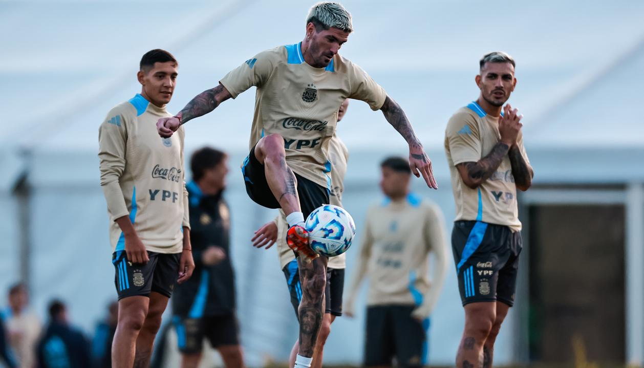 Rodrigo De Paul, mediocampista de la selección Argentina.