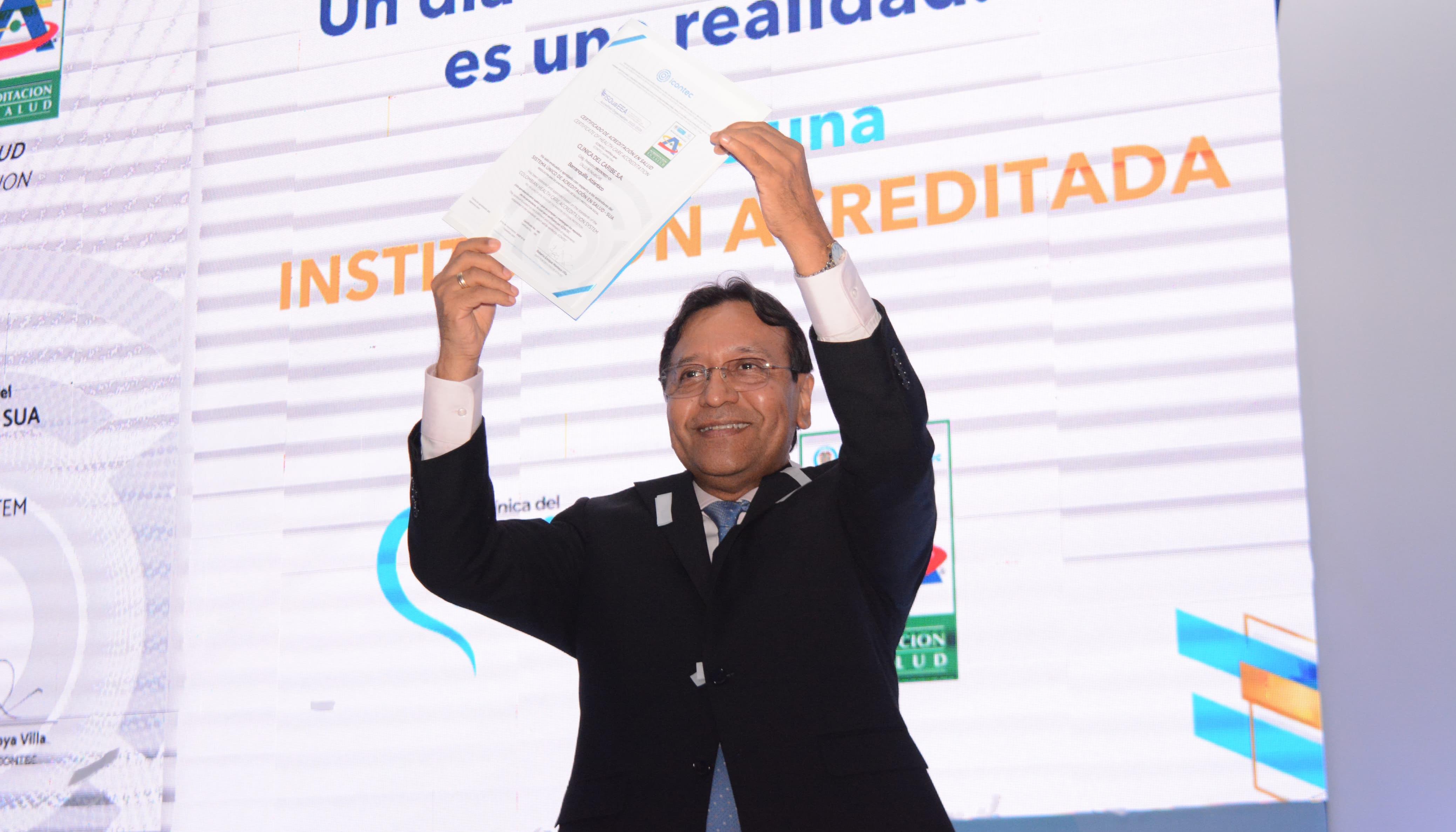Leonel Blanco, gerente de la Clínica del Caribe.