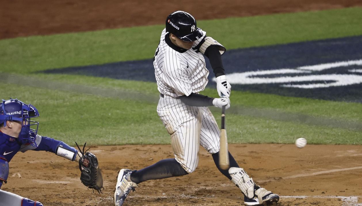 Anthony Volpe conectó un grand slam en el tercer inning.