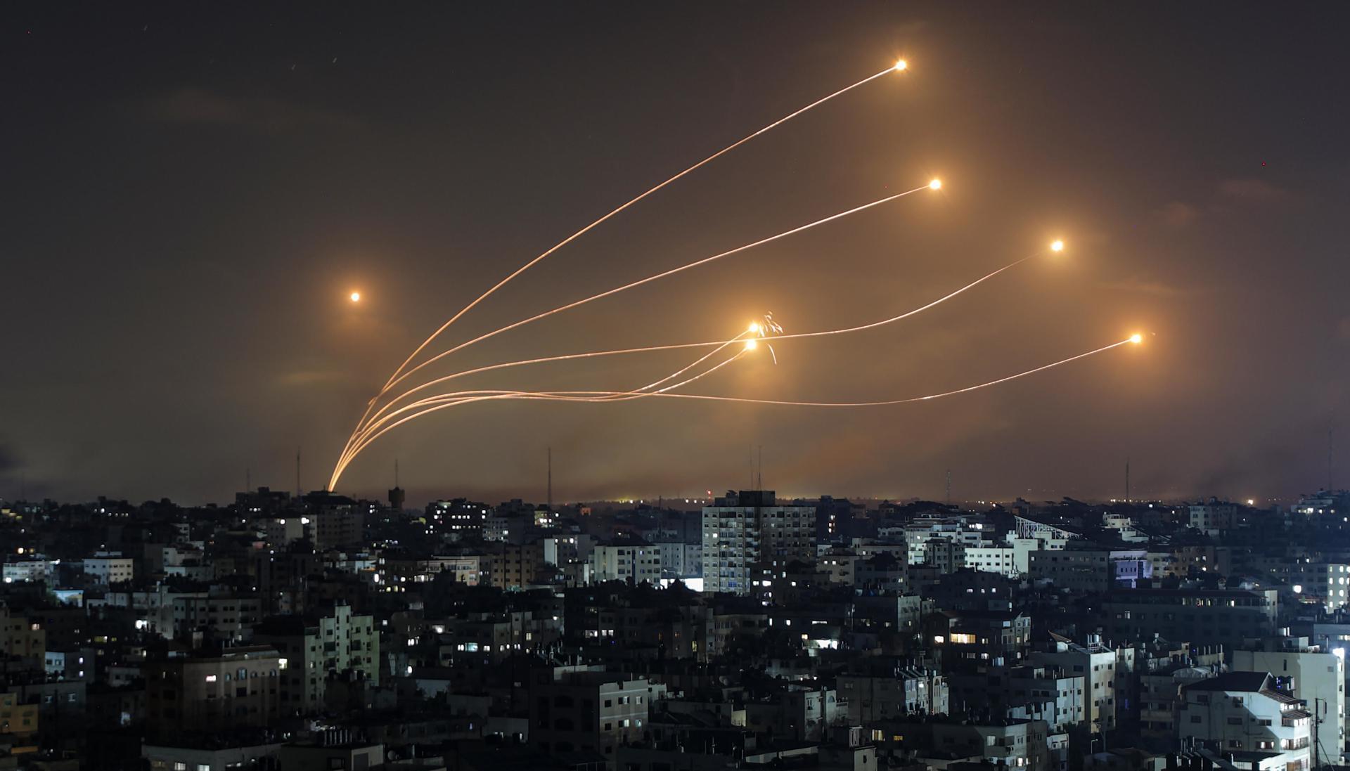 Imagen de referencia de ataques a Gaza.