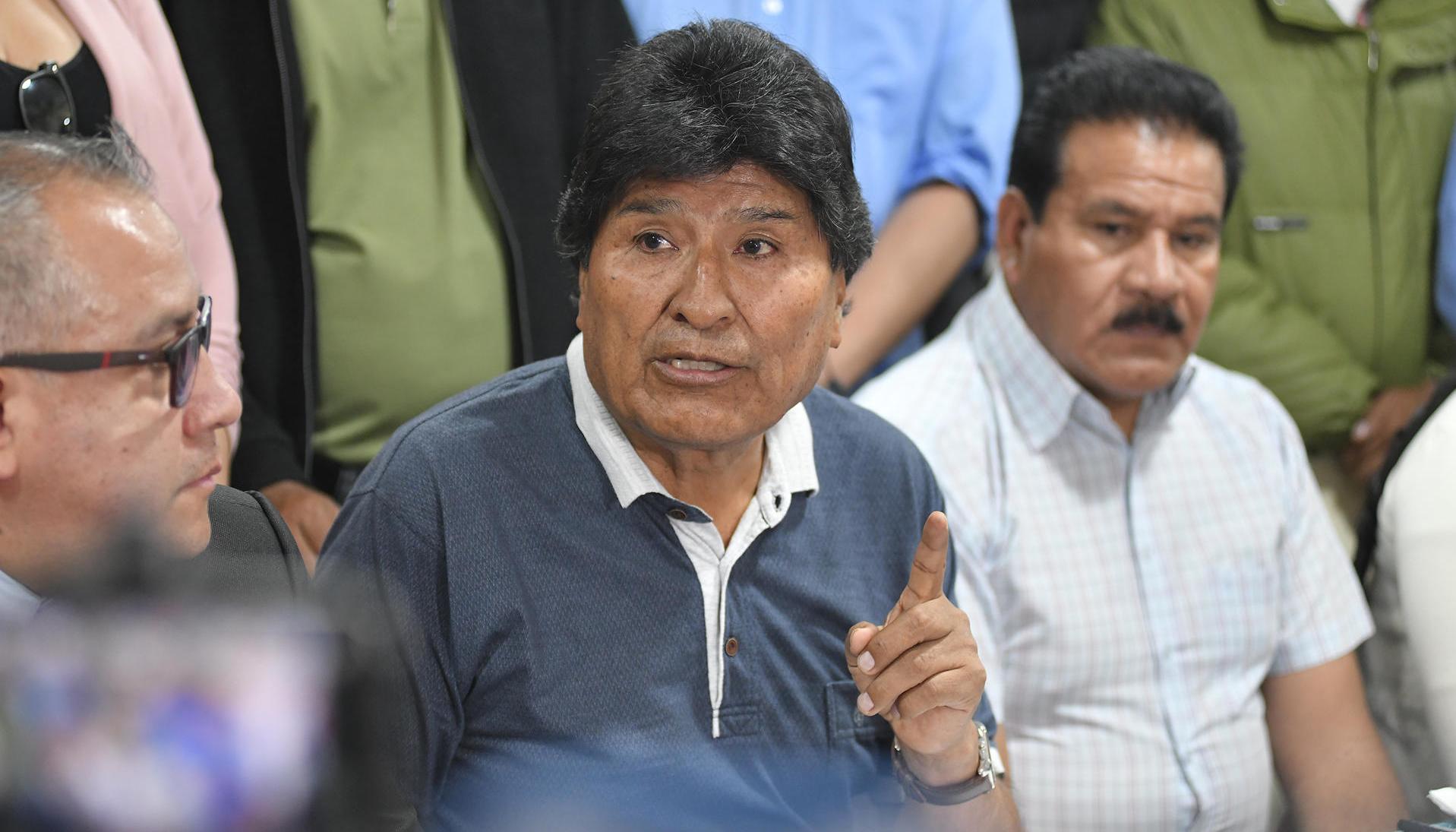 Evo Morales, expresidente de Bolivia.