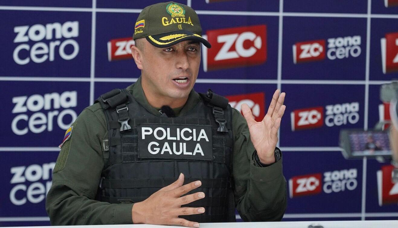  Mayor Nelson Ramírez Manríque, Comandante del Gaula Atlántico.