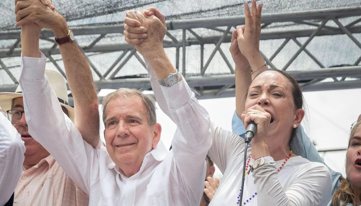 Edmundo González y María Corina Machado.